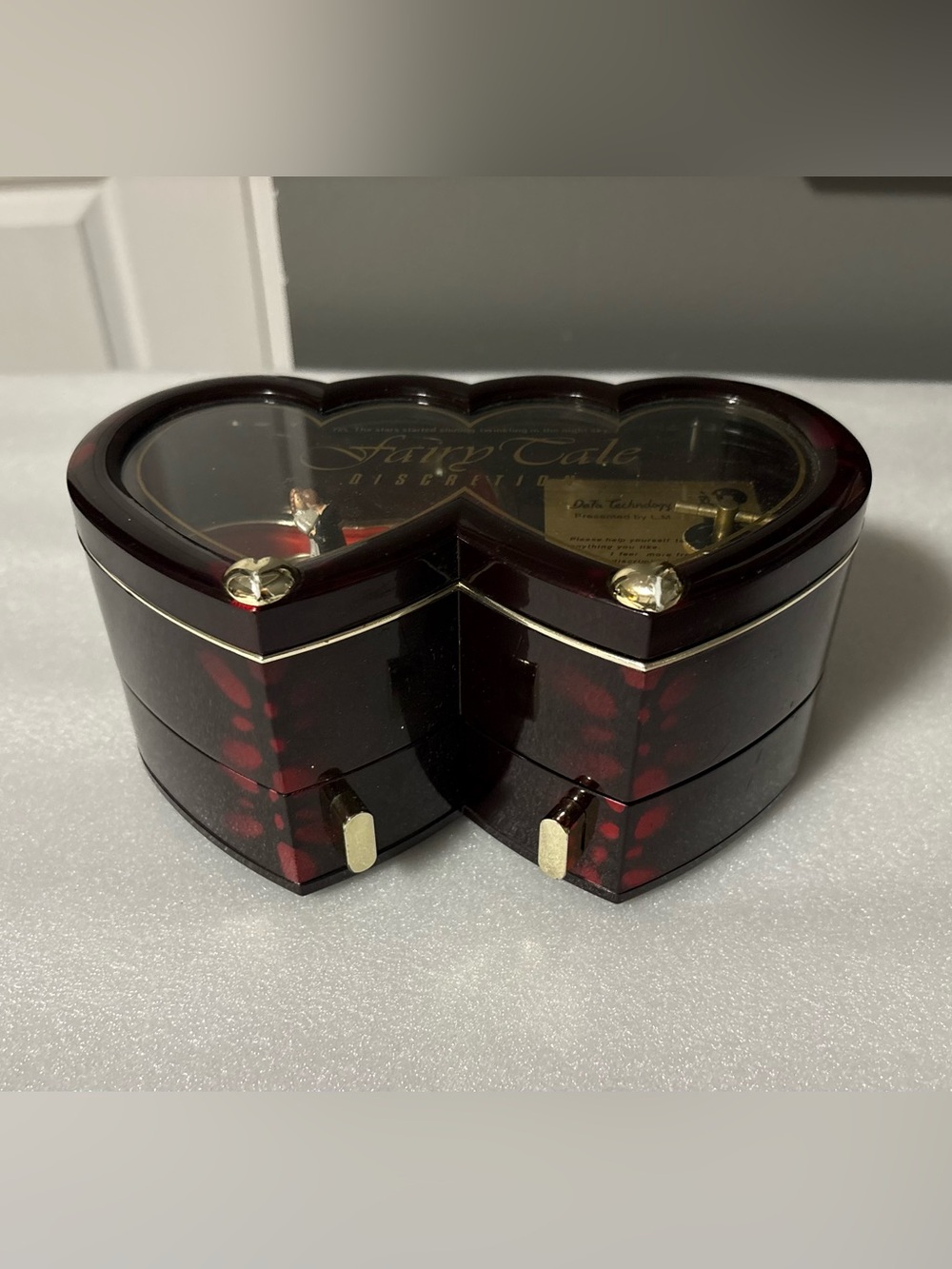 Vintage Fairytale Discretion Music Jewelry Box